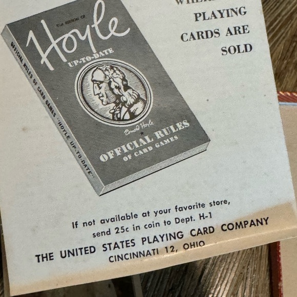 Vintage Hoyle playing cards double deck set Nassau Bahamas souvenir deadstock - Picture 12 of 16